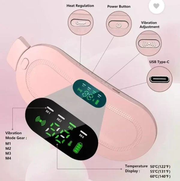 ReliefFlow™ 3 in 1 Period Pain Relief Belt